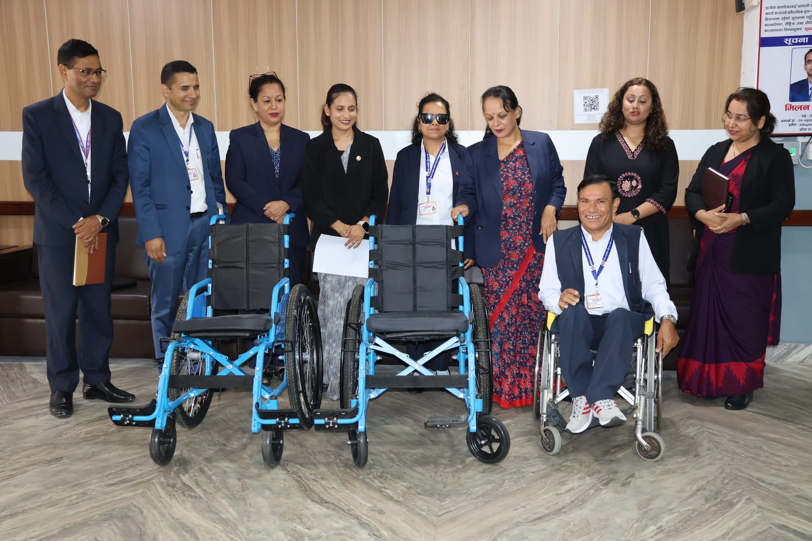 मन्त्रालय परिसरमा ह्वीलचेयर सेवा