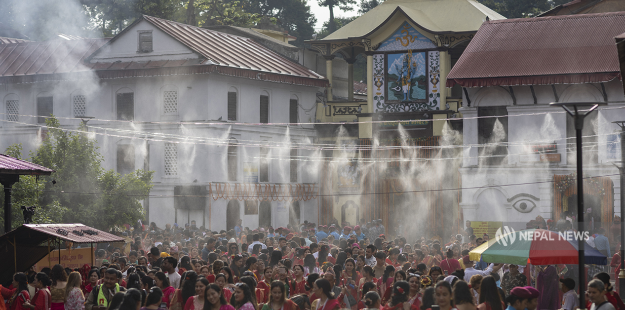 पशुपतिमा तीजको उत्सव [फोटो फिचर]