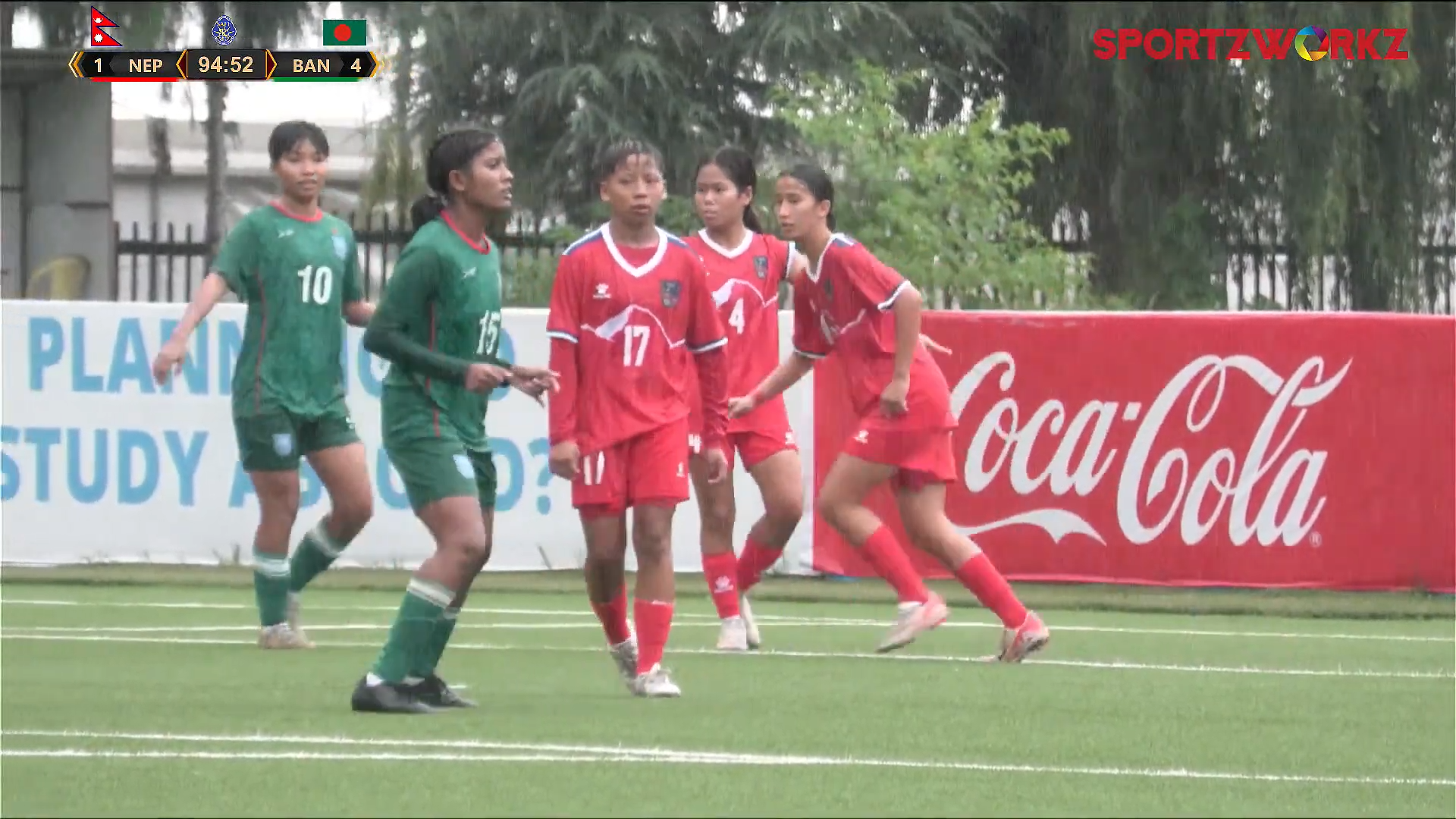 यू-१७ महिला च्याम्पियनसिप : नेपाल बाङ्लादेशसँग पराजित