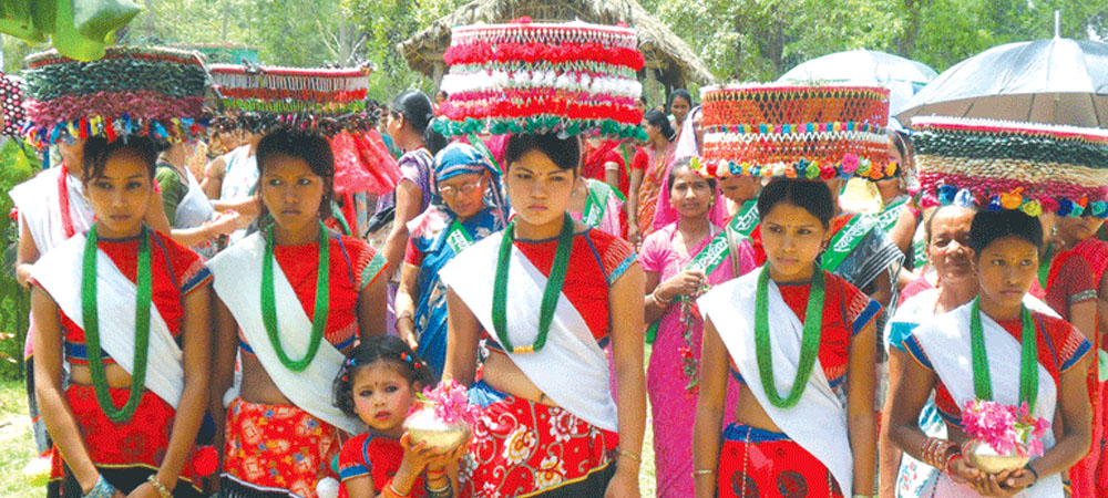 थारु समुदायले मनाउँदै अटवारी पर्व