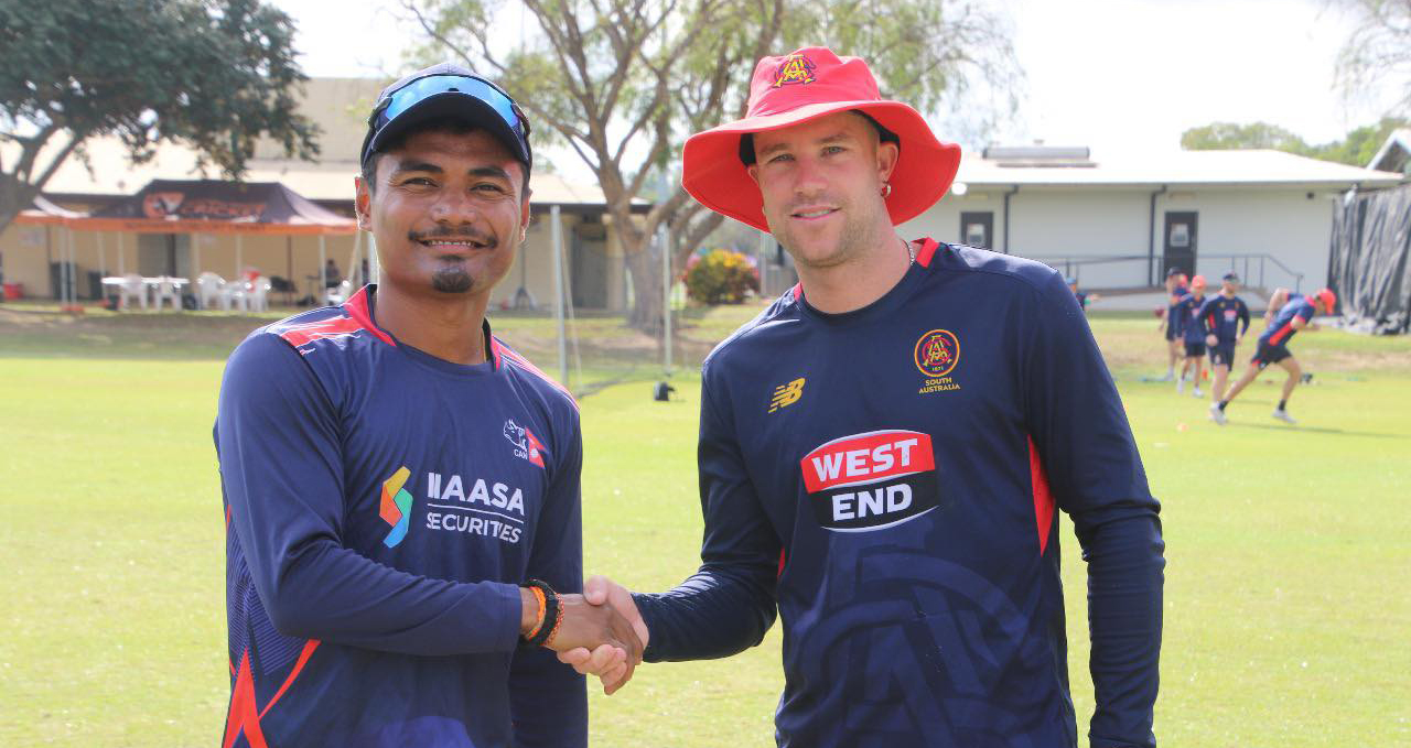 नेपालले अस्ट्रेलियालाई दियाे १४७ रनको लक्ष्य