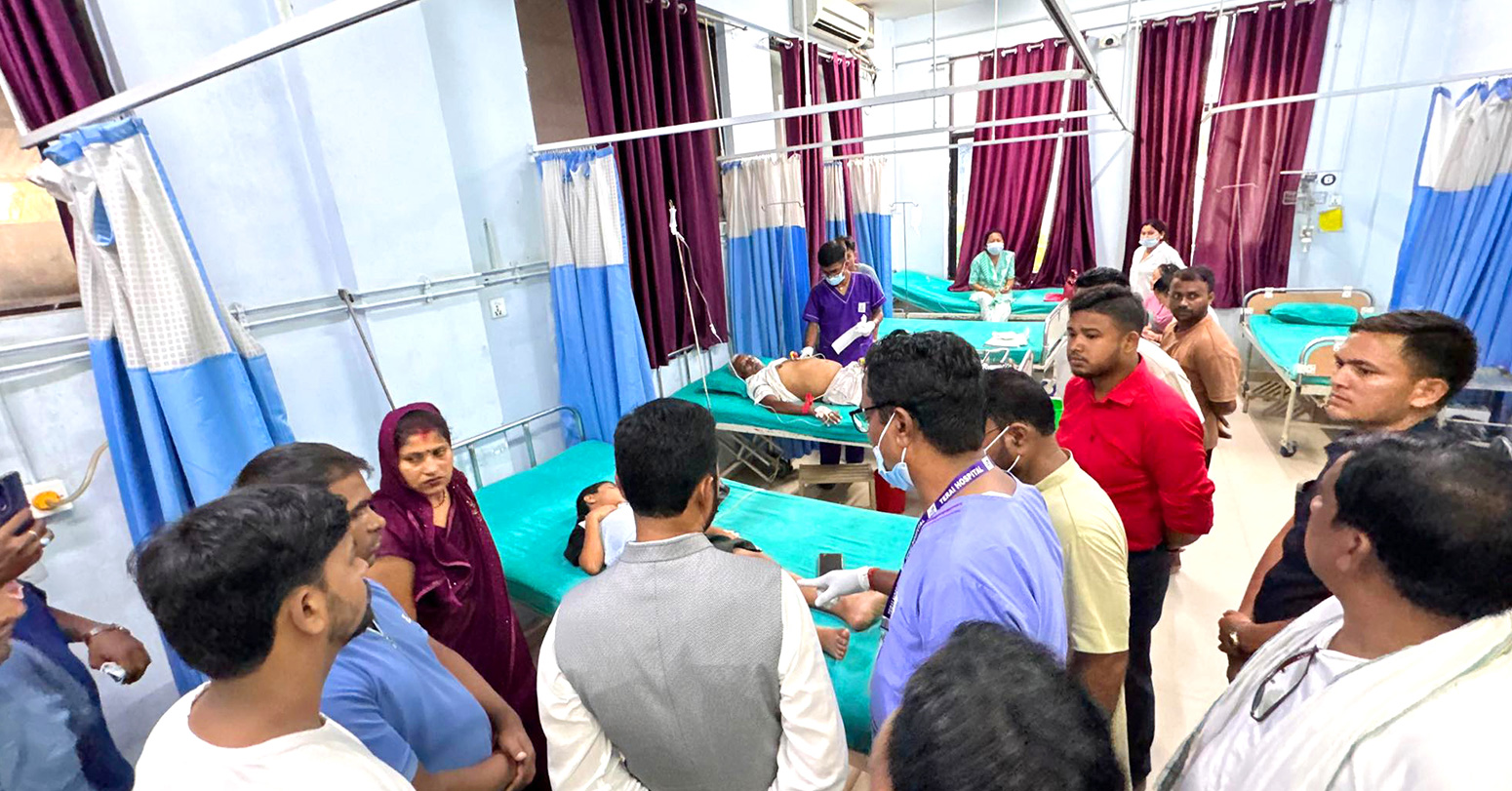 वीरगञ्जमा हैजाका ६४ जना बिरामी उपचाररत