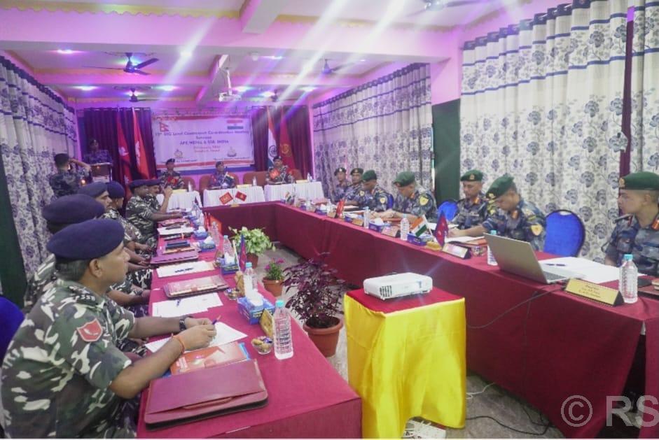 नेपाल-भारत सुरक्षा अधिकारीको सीमा बैठक सम्पन्न