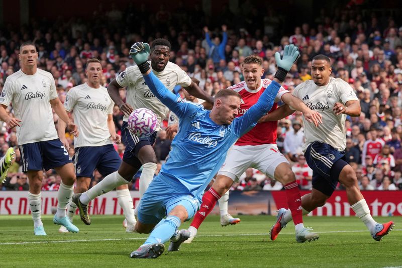 नटिङघम फरेस्टमाथि आर्सनलको सहज जित