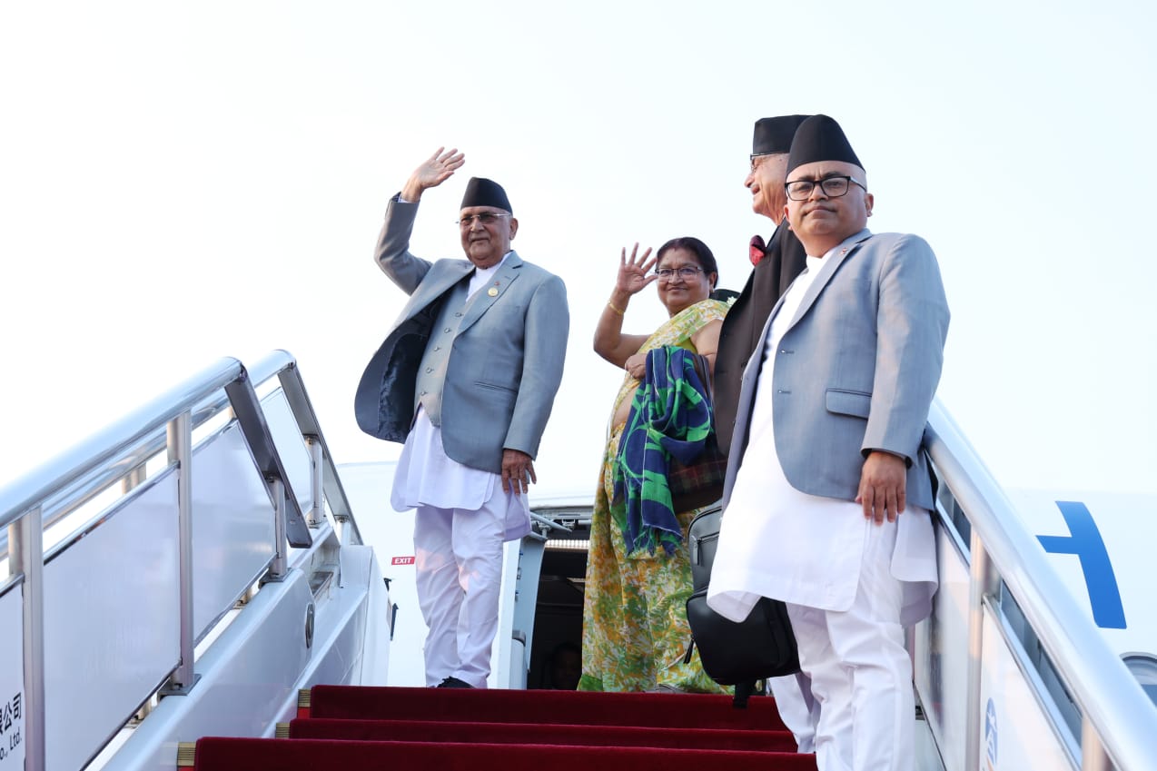 प्रधानमन्त्री ओली भ्रमण सम्पन्न गरी स्वेदश प्रस्थान