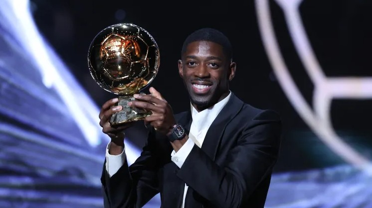 उस्मान डेम्बेलेले जिते ‘बालन डोर’ अवार्ड