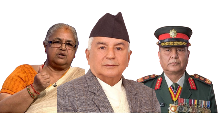 राष्ट्रपति, प्रधान सेनापति र सुशीला कार्कीबीच अन्तरिम सरकारबारे छलफल