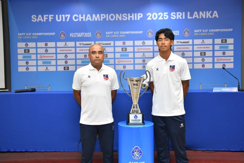 साफ यू–१७ च्याम्पियनसिप : नेपालले उद्घाटन खेलमा श्रीलंकासँग खेल्दै