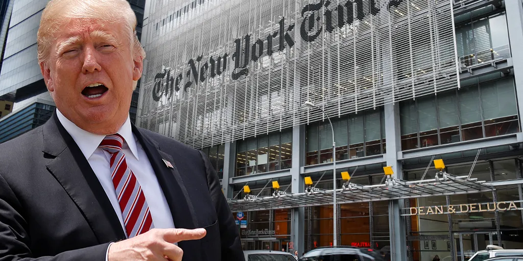 ट्रम्पले न्युयोर्क टाइम्सविरुद्ध १५ अर्ब डलरको मानहानि मुद्दा दायर गर्ने घोषणा
