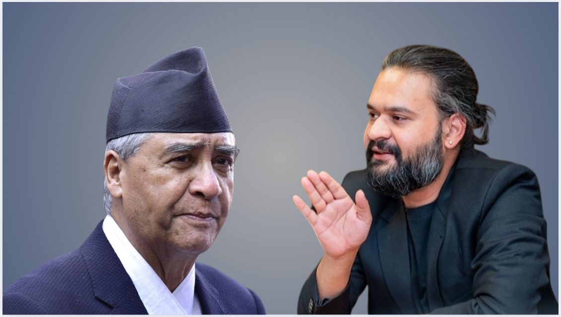 मेयर बालेनको देउवालाई व्यङ्ग्यात्मक प्रहार : ‘यो पोस्ट कुन भीपीएनबाट हो, नेपाली कि विदेशी ?’