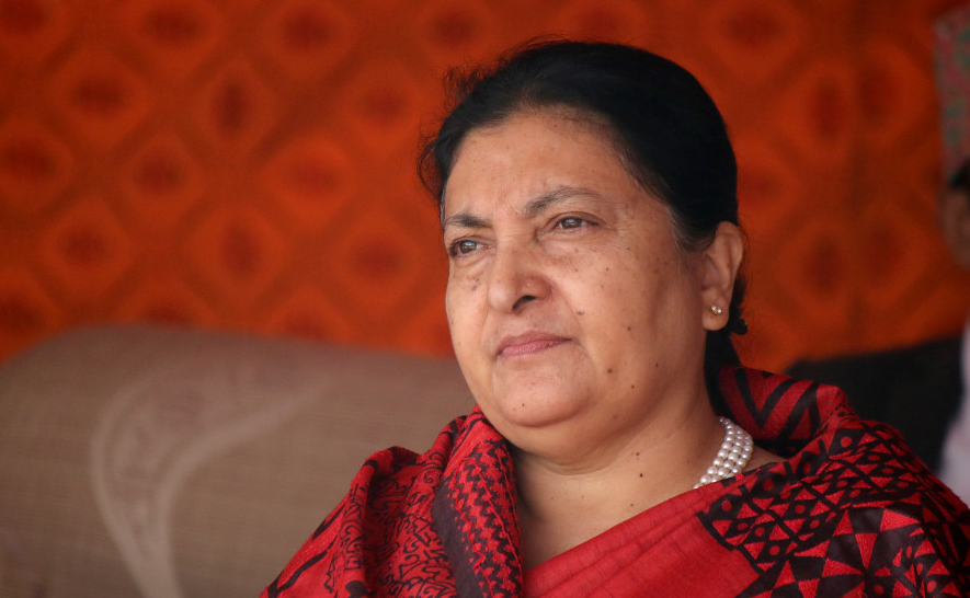 बालबालिकामाथि हुने हिंसाको अन्त्य गर्न पूर्वराष्ट्रपति भण्डारीको आग्रह