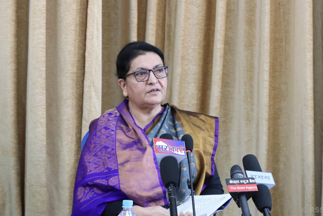 पछिल्लो विषम परिस्थितिमा राजनीतिक दलबीच समन्वय र सहकार्य आवश्यक छ : पूर्वराष्ट्रपति भण्डारी