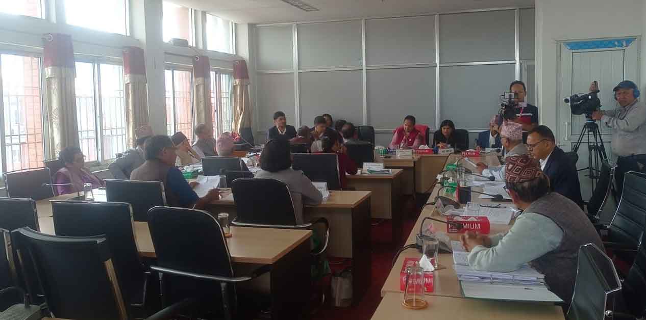निजामती विधेयकको मस्यौदा प्रतिवेदन विधायन समितिमा प्रस्तुत
