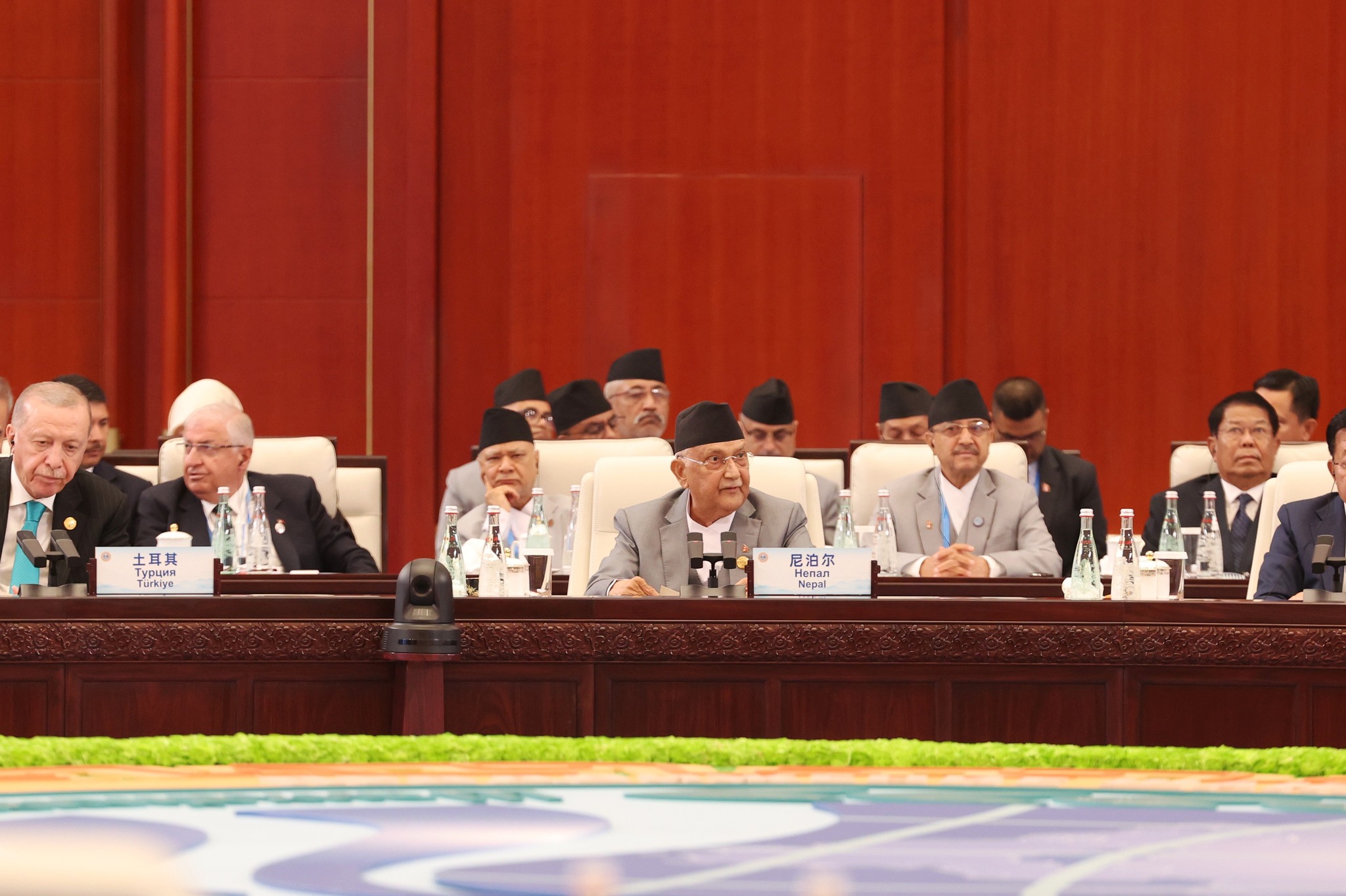 प्रधानमन्त्री ओलीद्वारा एससीओ सम्मेलनमा सम्बोधन