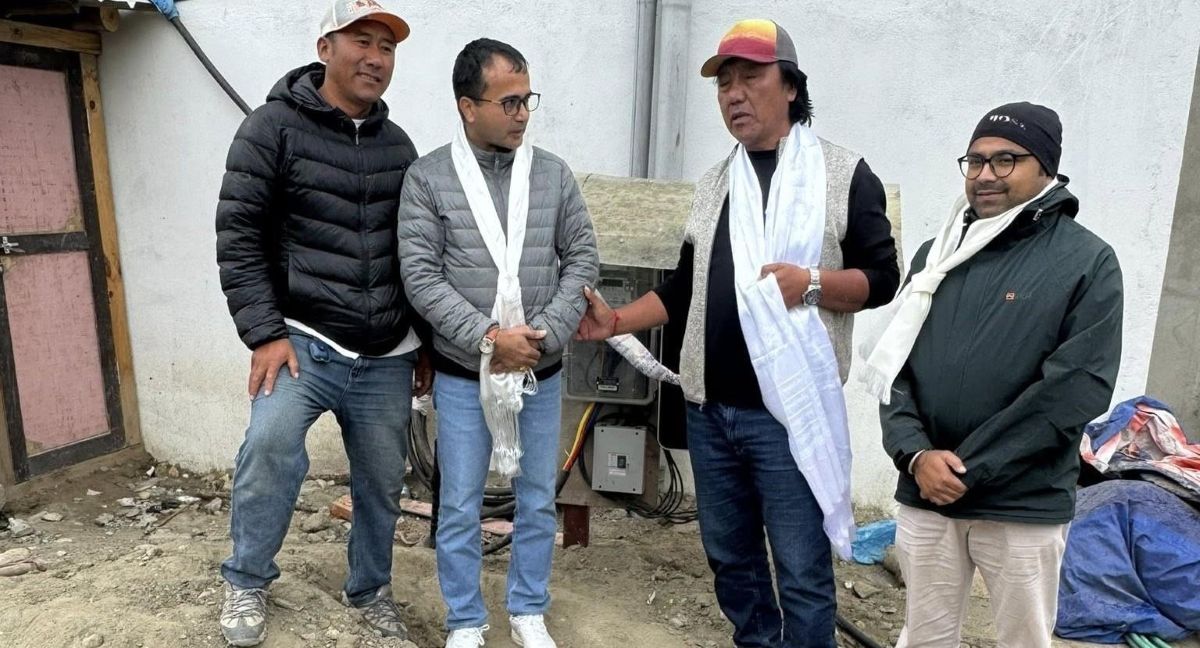 उपल्लो मुस्ताङको चराङमा चार्जिङ स्टेसन स्थापना