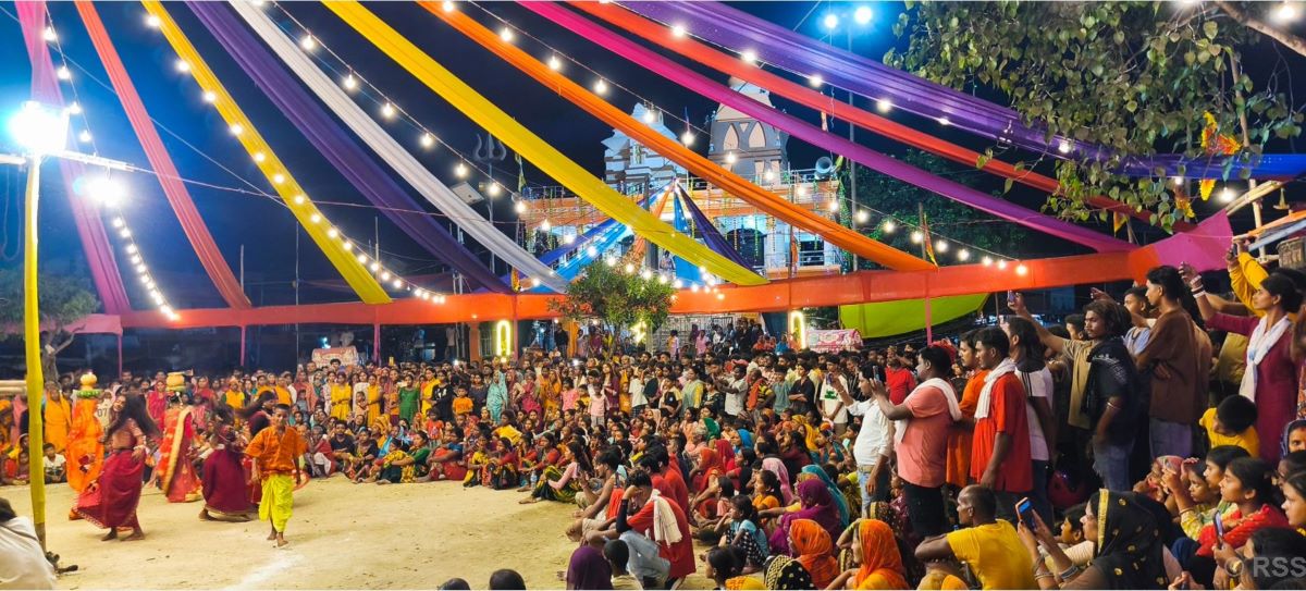 मिर्चैयामा मिथिलाको मौलिकता झल्काउने झिझियाँ नृत्य प्रतियोगिता