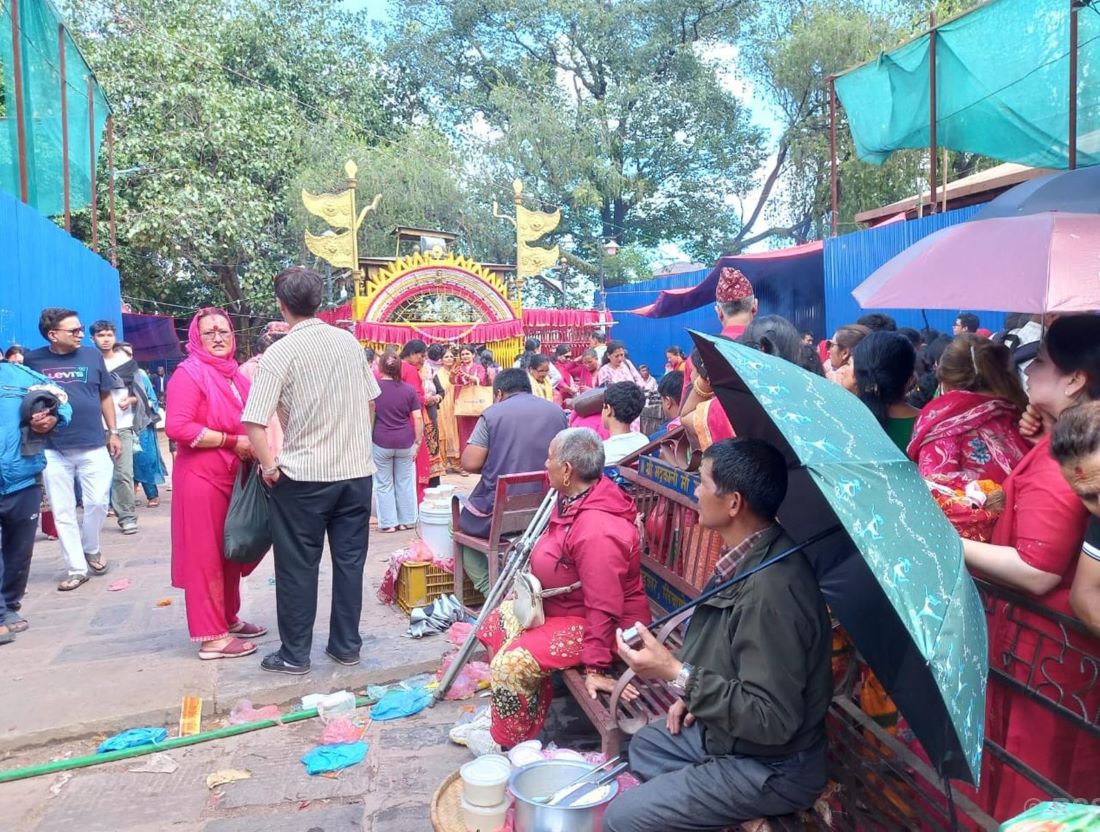 नवरात्रः शक्तिपीठमा भक्तजनको भीड