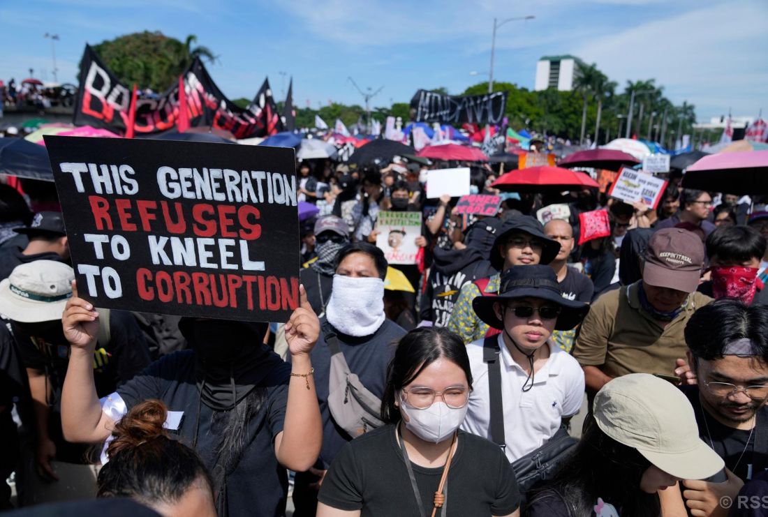 फिलिपिन्समा बाढी नियन्त्रण भ्रष्टाचार काण्डविरुद्ध ठूलो प्रदर्शन