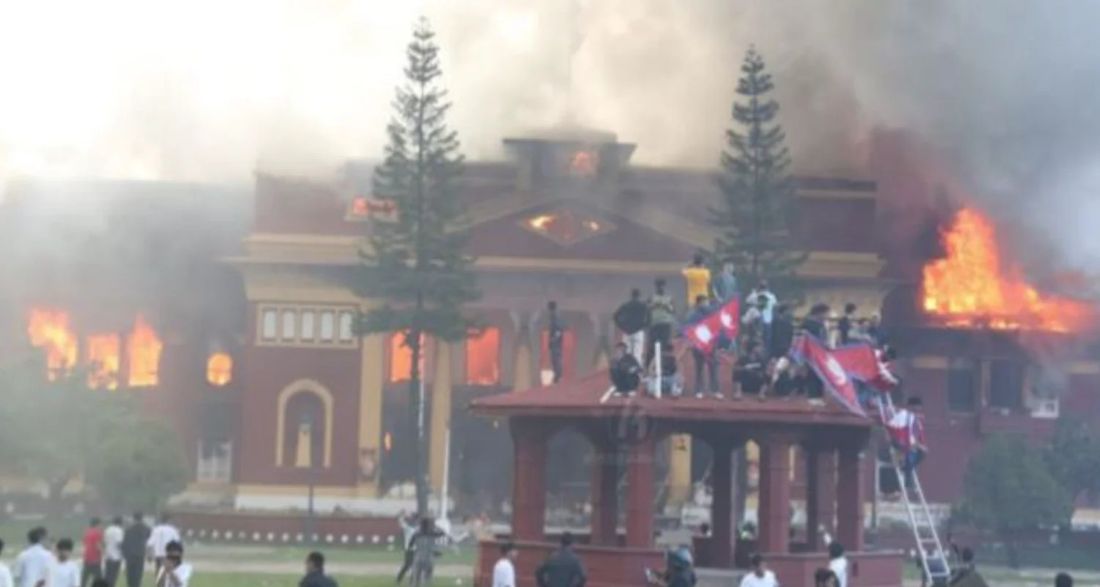 ‘जेनजी’ आन्दोलनले ऐतिहासिक महत्त्वका तीन दरबारमा पूर्ण क्षति