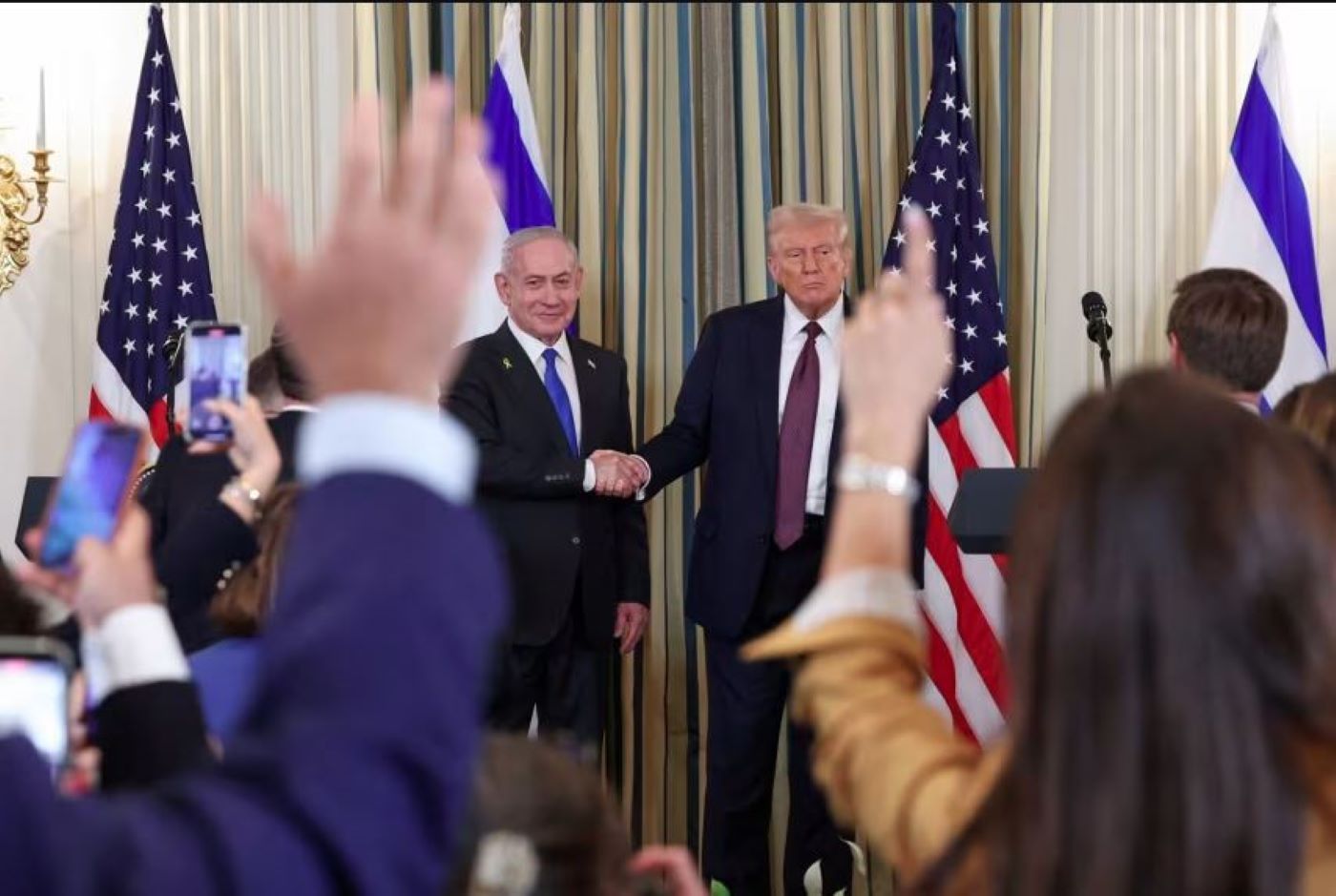 ट्रम्प-नेतान्याहू गाजामा युद्धविराम गर्न सहमति
