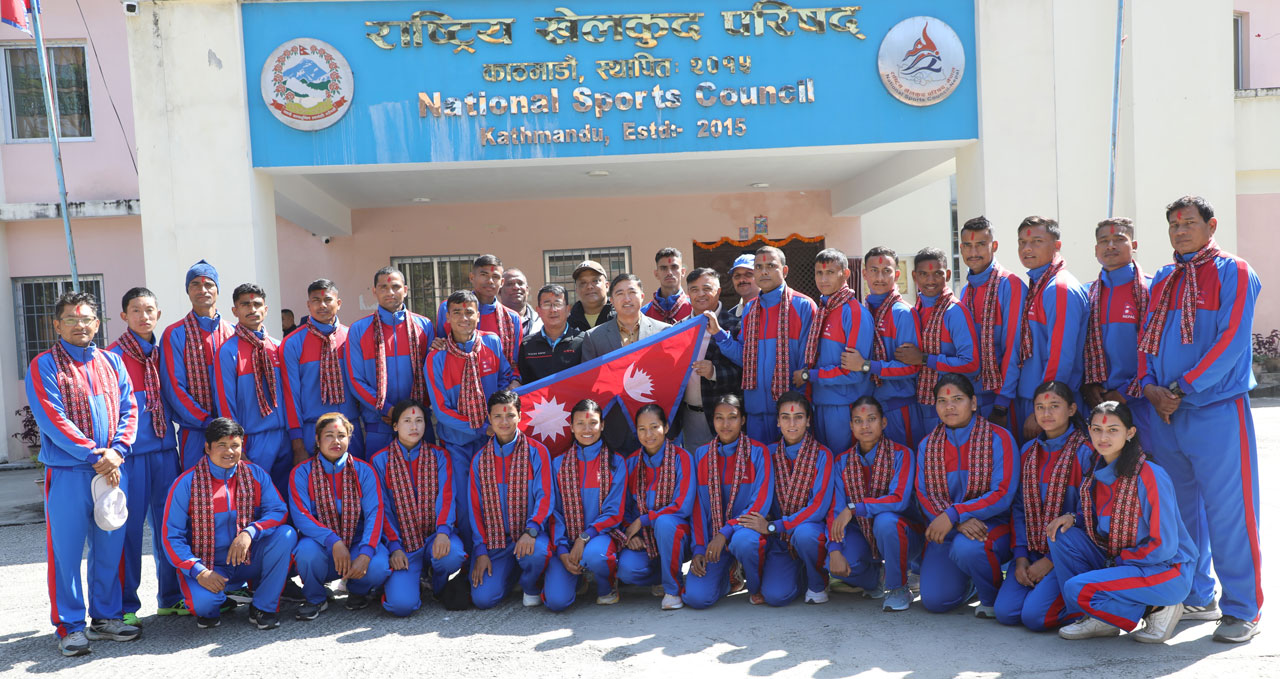 भारत जाँदै एथलेटिक्स टोली