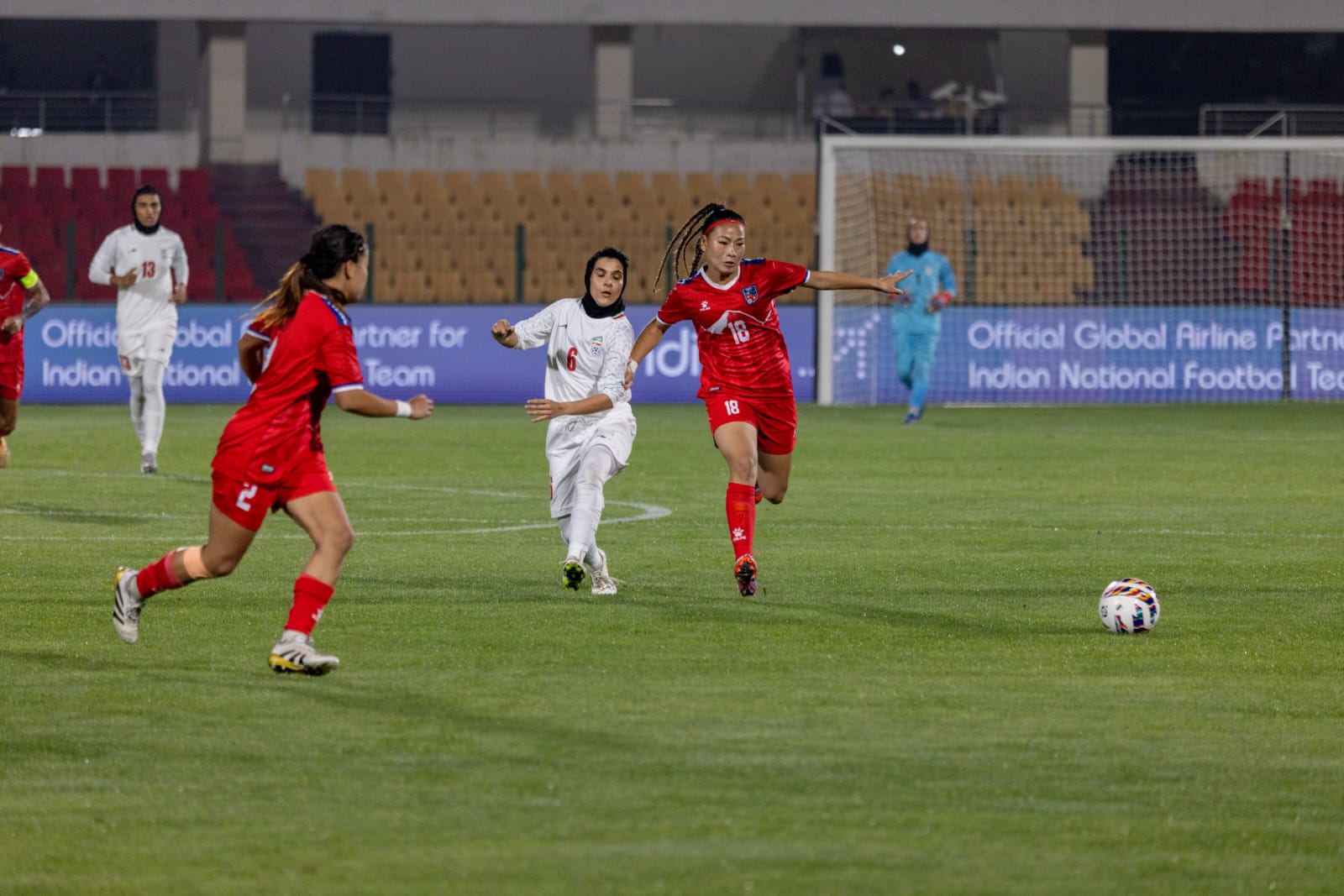 थ्री नेसन्स कपको पहिलो खेलमा नेपाल ३–० ले पराजित