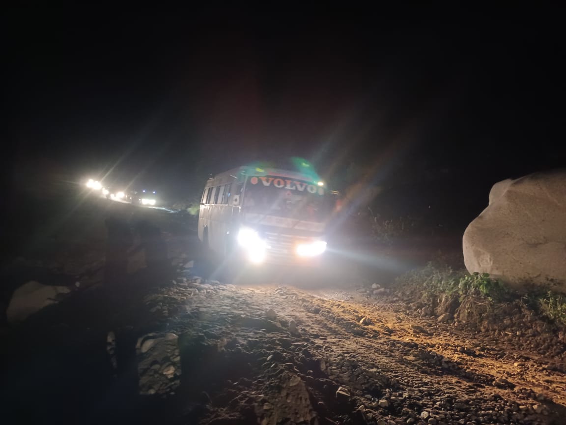 बिपी राजमार्गमा राति सवारी आवागमन निषेध