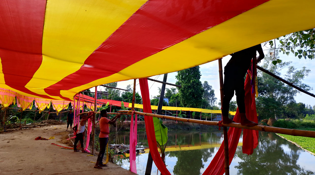 जलाशय सफाइ र घाट निर्माणसँगै सुरु भयो छठको तयारी