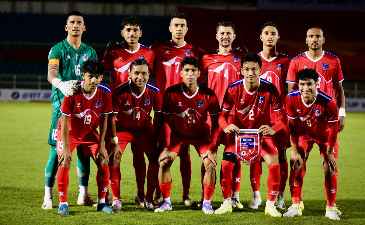 एसियन कप छनोटमा नेपाल पुनः पराजित [तस्बिरसहित]