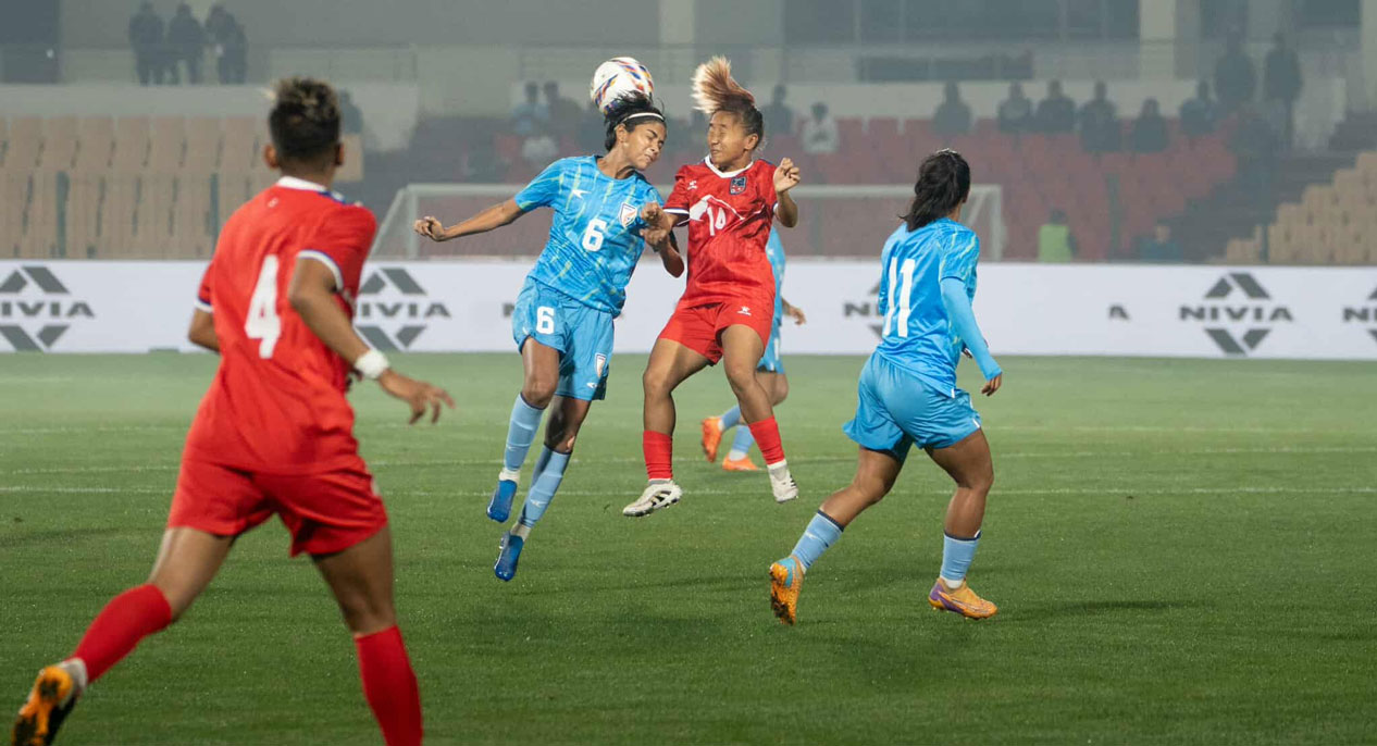 नेपालसँग भारत २ गोलले पराजित, साम्बाको सानदार २ गोल