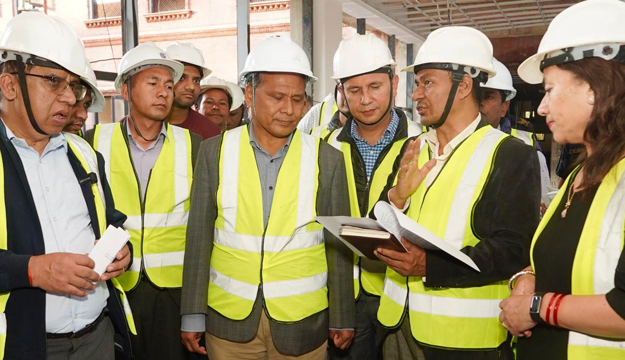 संसद् भवन निर्माणको प्रगति ८७ प्रतिशत, समयमै पूरा नभए कारबाही