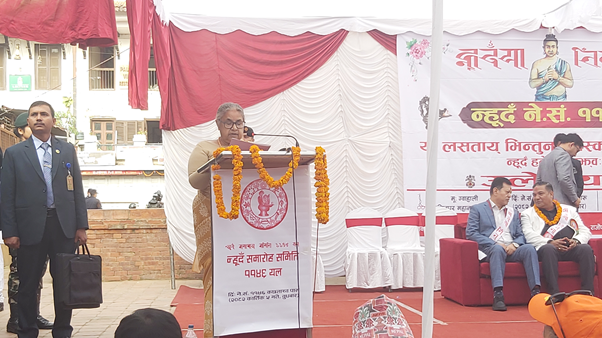 नेपाल संवत् नेपाली गौरव, सभ्यता र परोपकारको प्रतीक हो : प्रधानमन्त्री कार्की