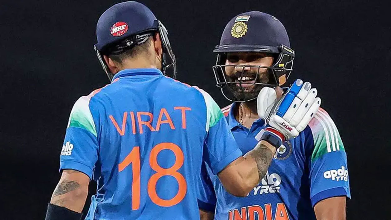 रोहित शर्माको शतक, अस्ट्रेलियाविरुद्धको जितमा विराट कोहली पनि बने नायक
