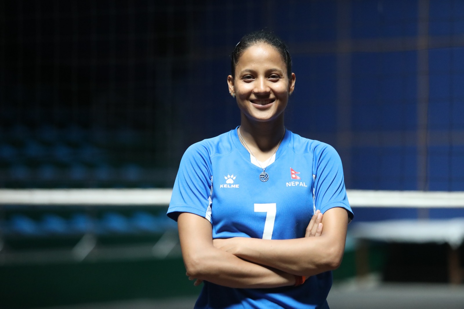 माल्दिभ्सको भलिबल लिग खेल्दै कामना विष्ट