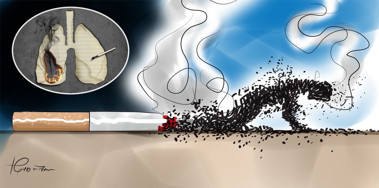 अस्पताल र स्कुल परिसरमै खुल्लमखुल्ला धूमपान