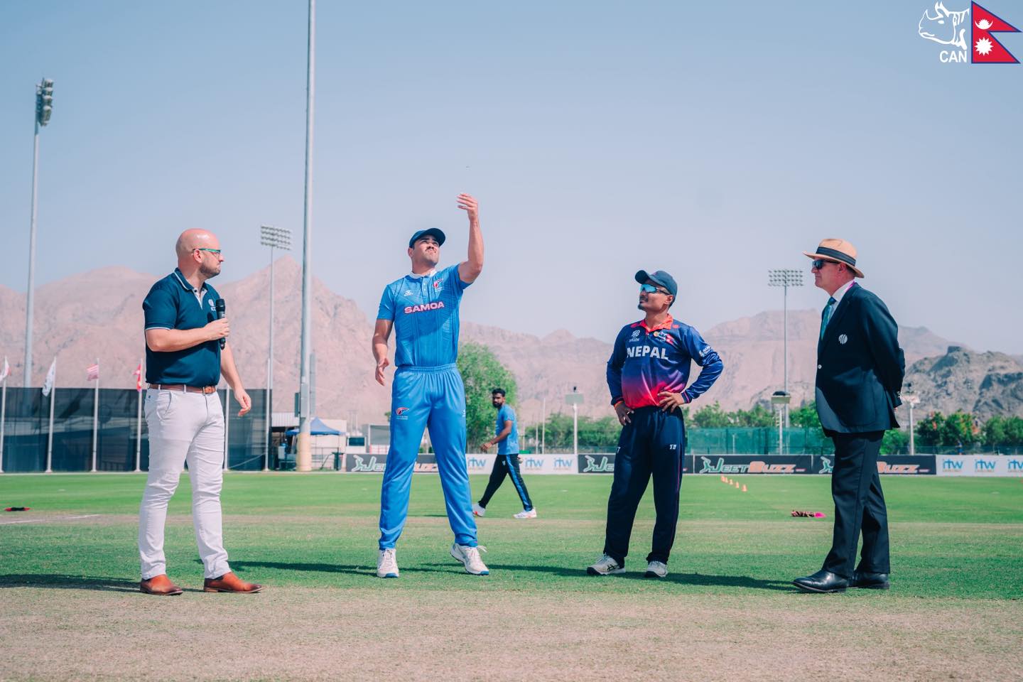 सामोआविरुद्धको खेलमा नेपालले पहिले ब्याटिङ गर्दै