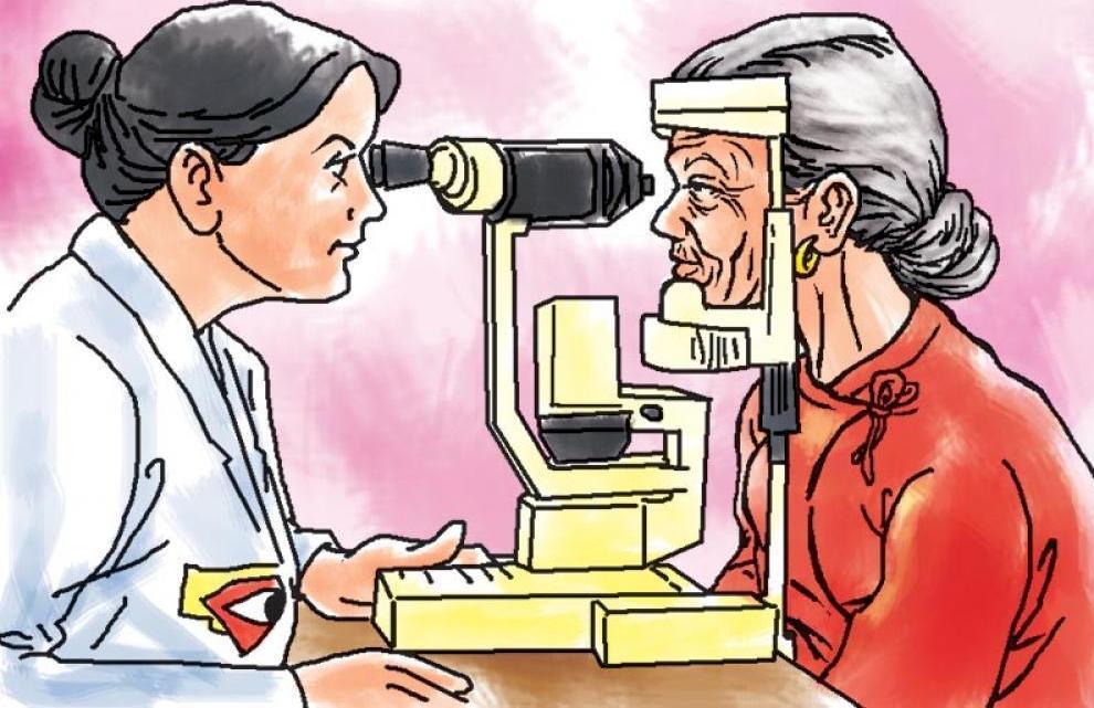 भोजपुरमा आँखा शिविरमा करिव पाँच सयको उपचार, एक सय बढीको शल्यक्रिया