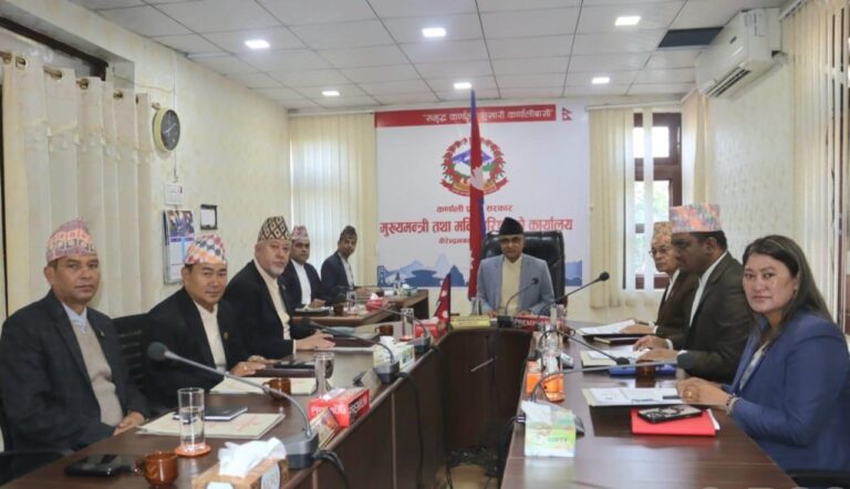 कर्णाली मन्त्रिपरिषद् बैठकः सहिद स्मृति तथा जीवन निर्वाह भत्ता दिने निर्णय