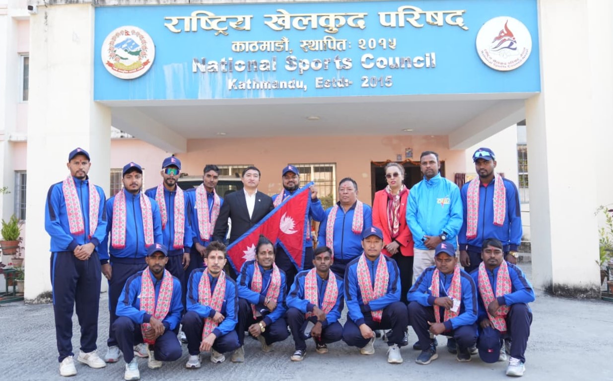 डिसाबिलिटी क्रिकेट टोली भारत जाने