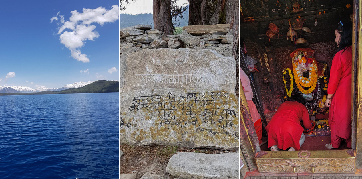 देख्यौ, कुल्चाइमा परेका चण्ड, मुण्ड र महिषासुर