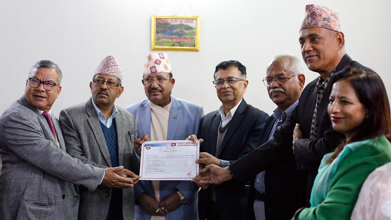 निर्वाचन आयोगमा नेपाली कम्युनिस्ट पार्टी दर्ता