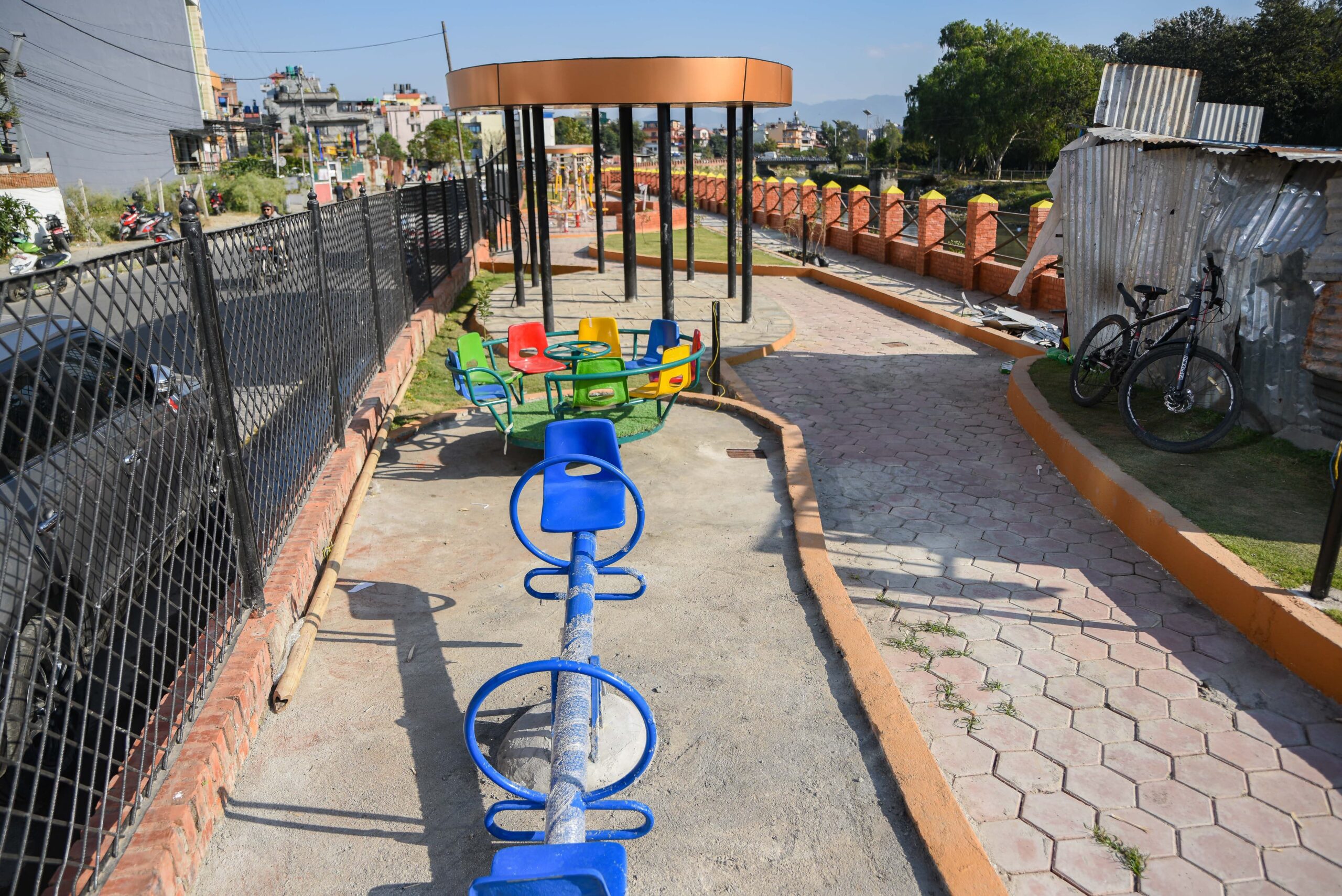 बागमती किनारमा सुन्दर पार्क