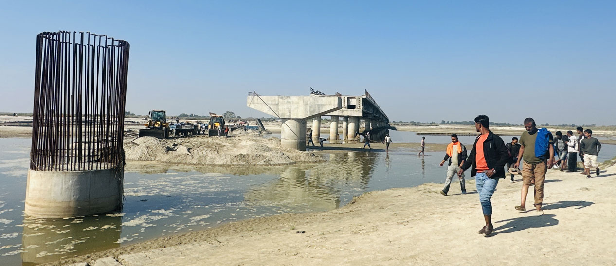 ठेकेदार कम्पनीले भन्यो- तीन महिनाभित्र कमला पुलको निर्माण सक्छौँ