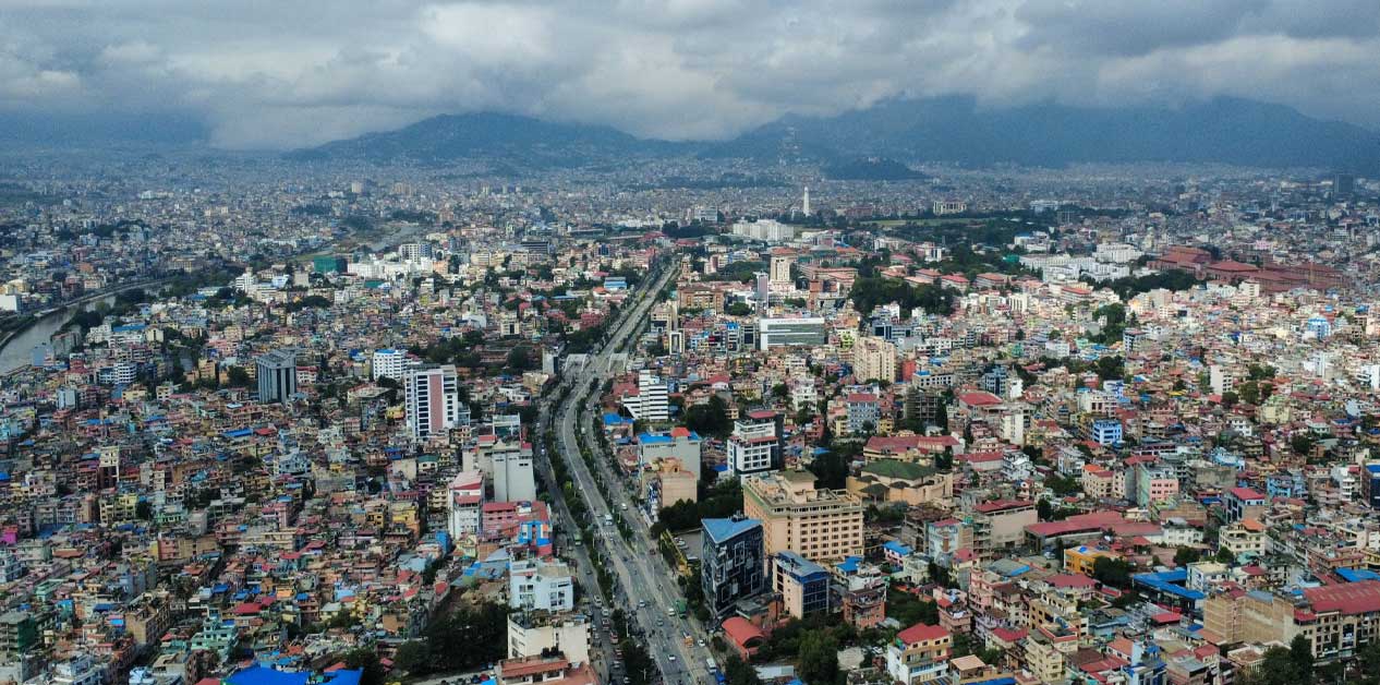 ड्रोन भ्युमा झरीपछि खुलेको काठमाडौँ