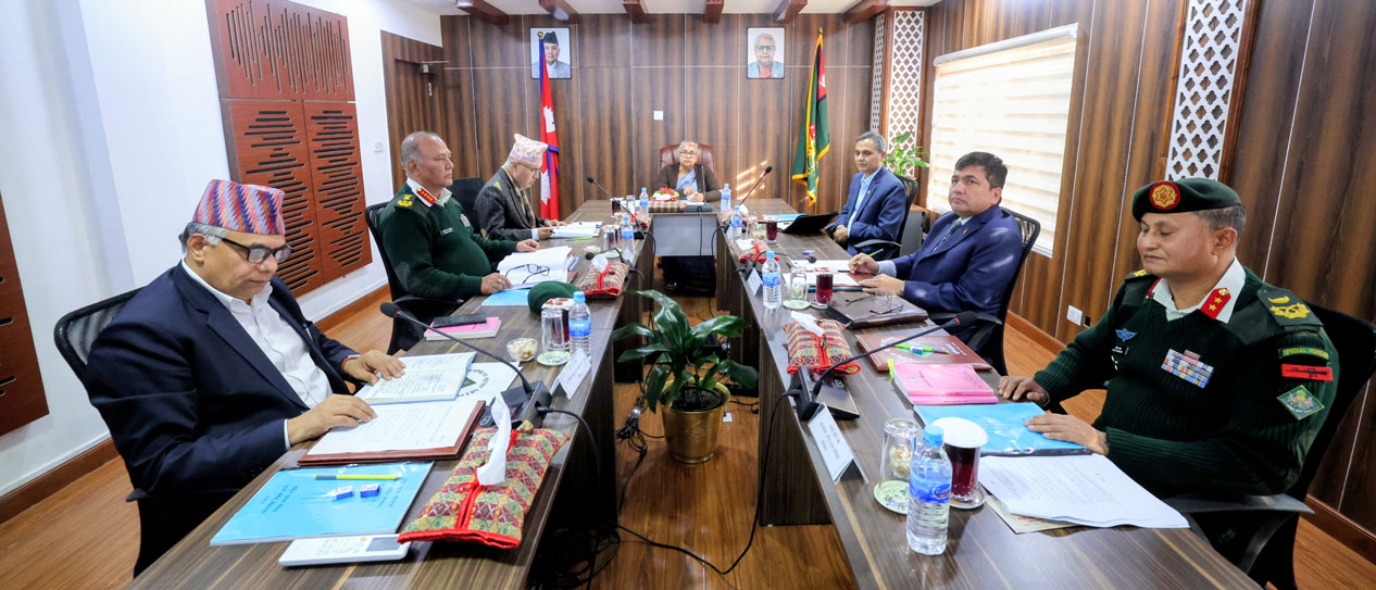 निर्वाचनमा सेना परिचालन गर्न सुरक्षा परिषद्‌को सिफारिस