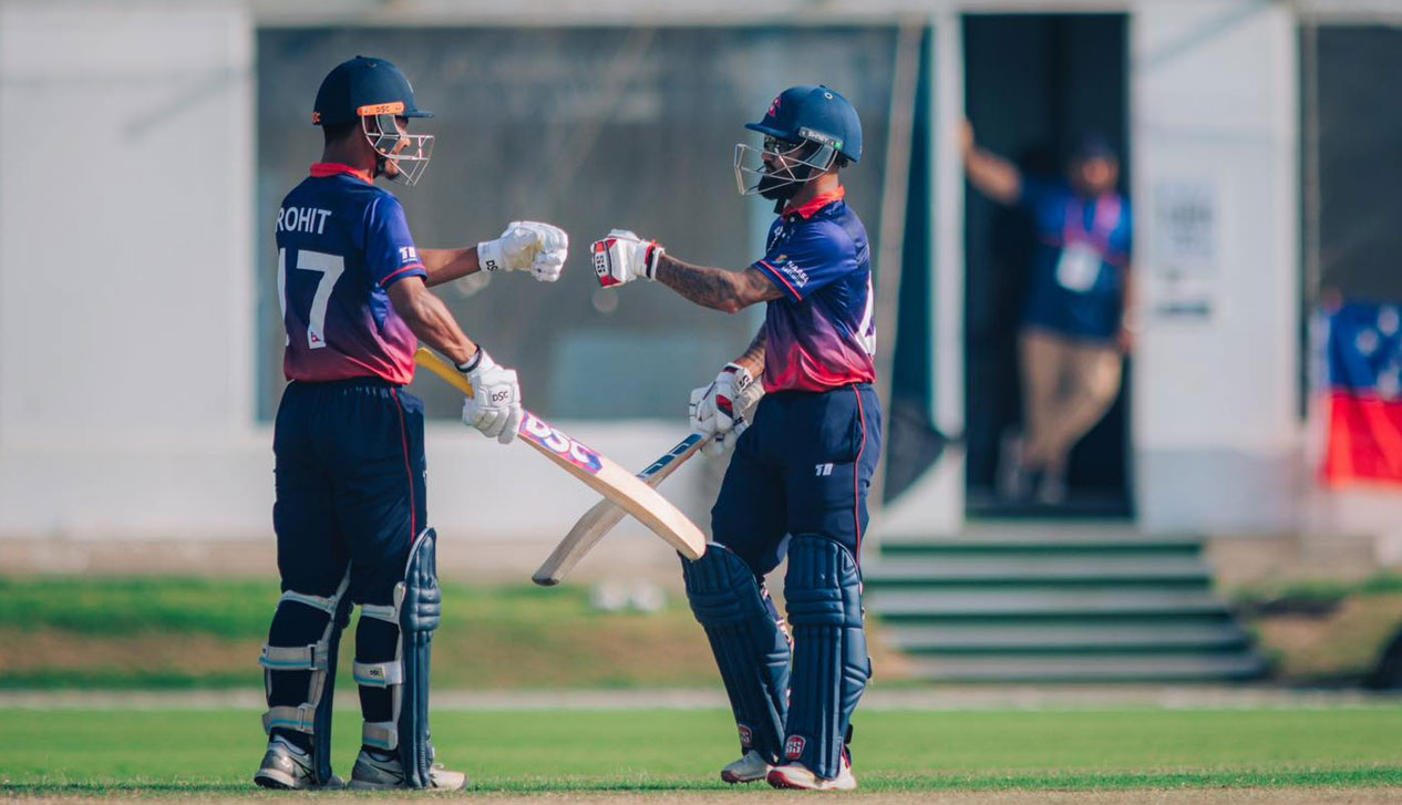 नेपालले अमेरिकालाई दियो २७२ रनको लक्ष्य