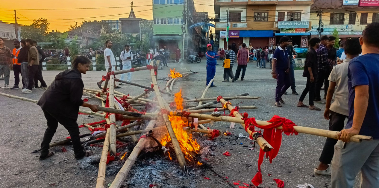 जेन-जी र एमालेको भिडन्तले सिमरामा निम्तिएको तनाव