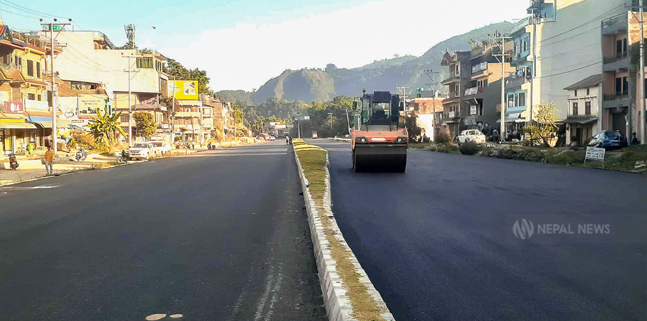 मुग्लिन-पोखरा पश्चिम खण्डमा दैनिक ६ सयलाई रोजगारी