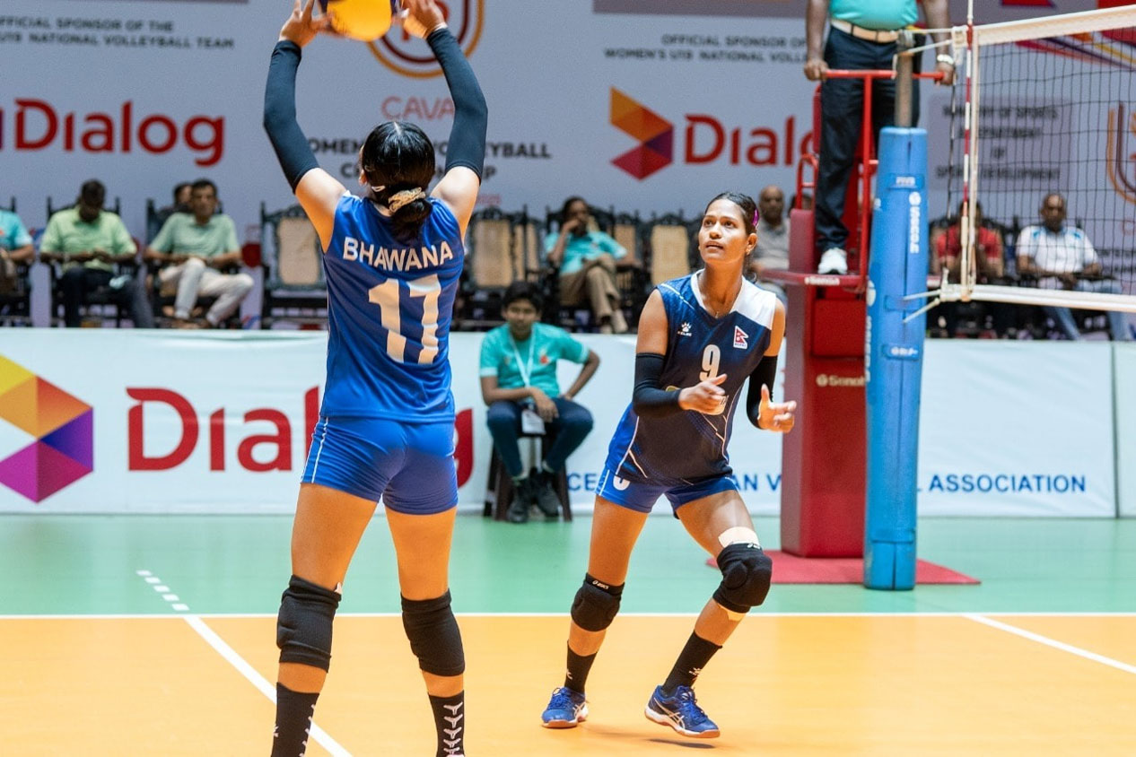 फाइनलमा किर्गिस्तानसँग ३-२ को सेटमा नेपाल पराजित