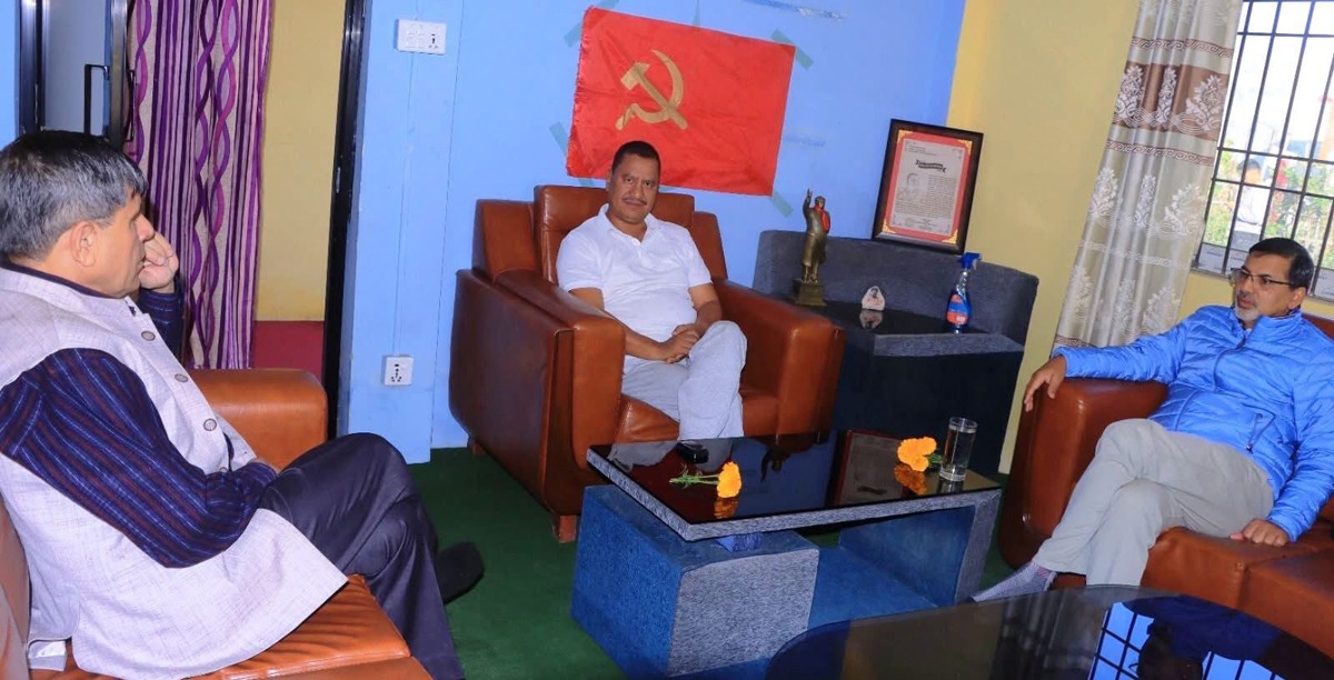 चन्द, भुसाल र शर्माबीच सहकार्यको घोषणा